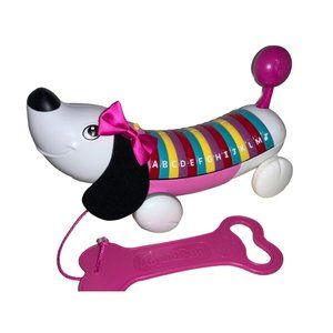 LeapFrog ALPHAPUP Leap Frog ALPHABET LETTERS LEARNING Talking TOY DOG PINK